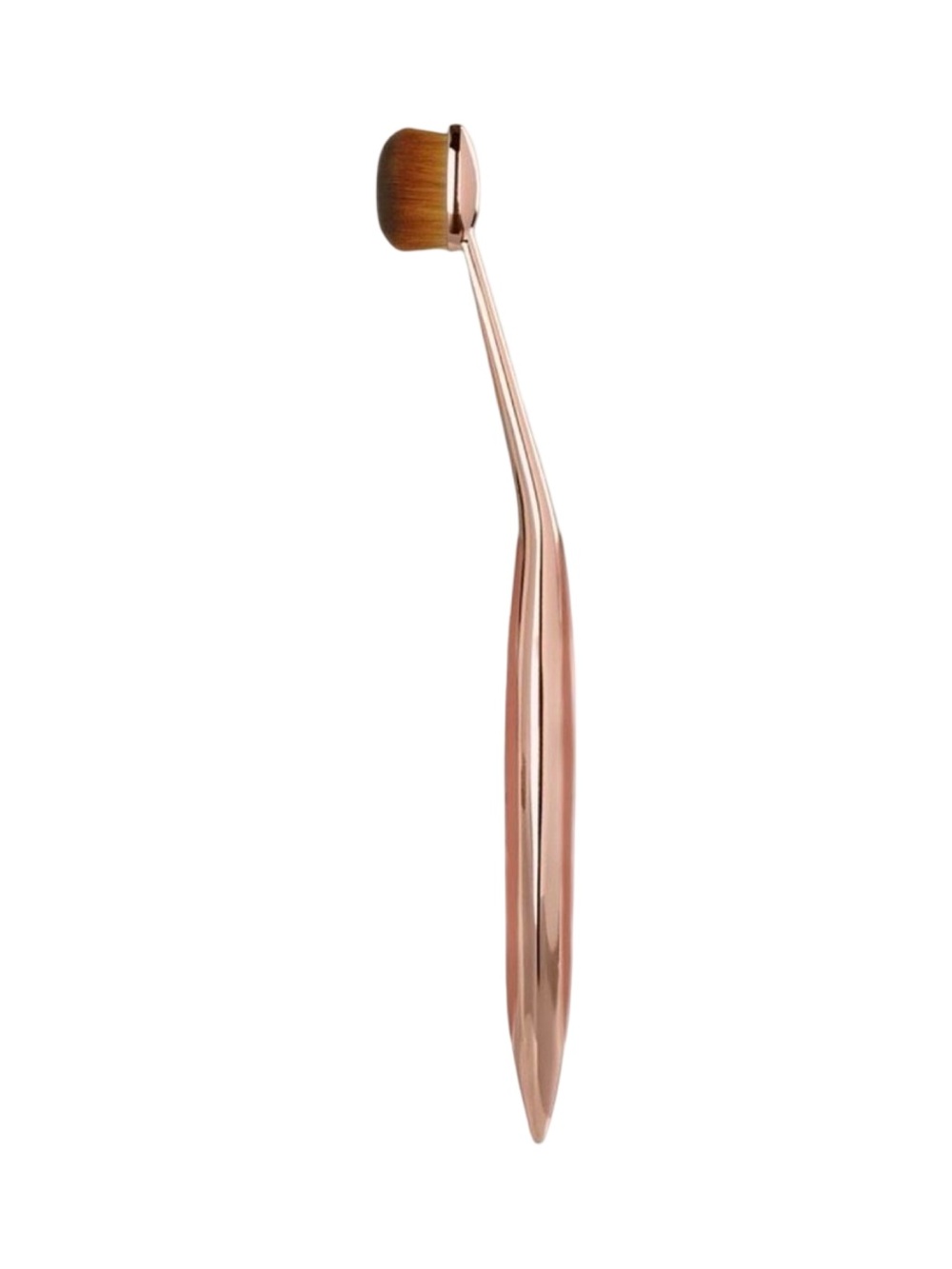 The Artis Oval Brushes Elite Collection Rose Gold Finish Oval 3 Brush